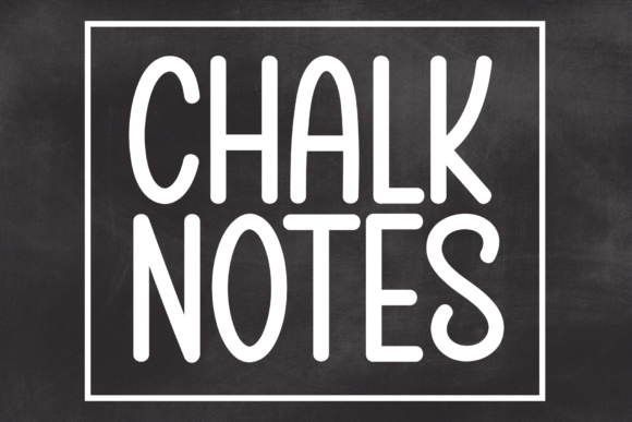 Chalk Notes Font - Featured Image