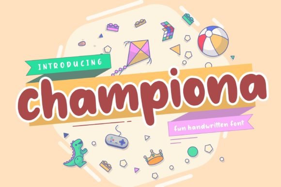 Championa Fun Handwritten Font - Featured Image