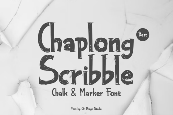 Chaplong Scribble Font - Featured Image