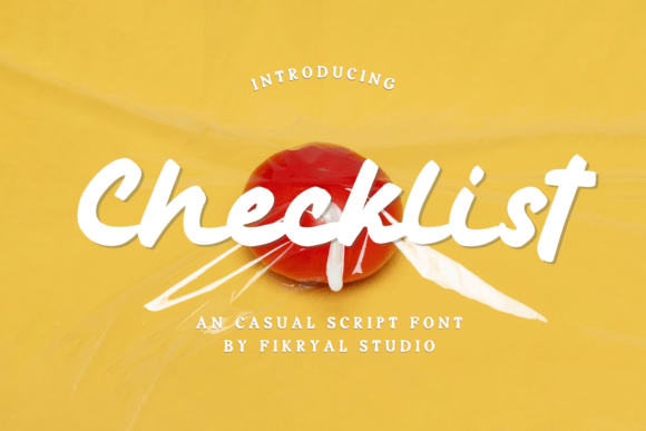 Checklist Font - Featured Image