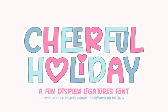 Cheerful Holiday Font - Featured Image
