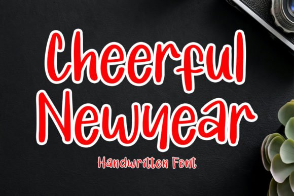 Cheerful New Year Font - Featured Image