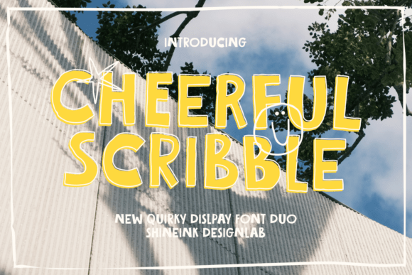 Cheerful Scribble Font - Featured Image