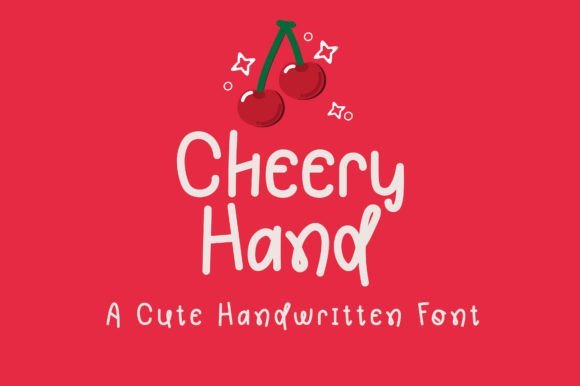 Cheery Hand Font Font - Featured Image