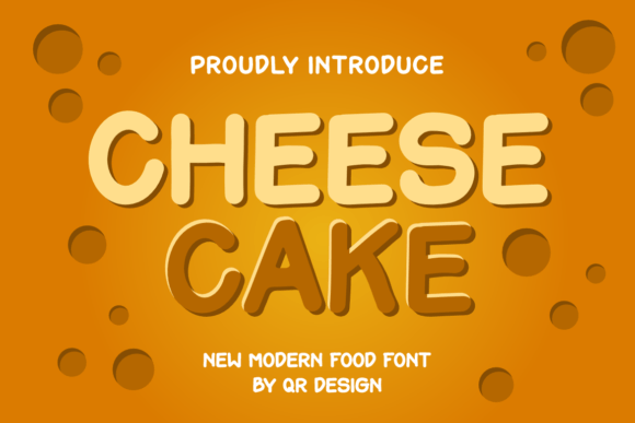 Cheese Cake Font - Featured Image