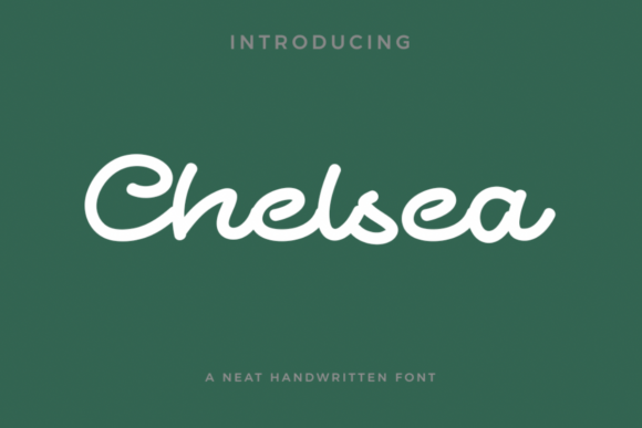 Chelsea Font - Featured Image