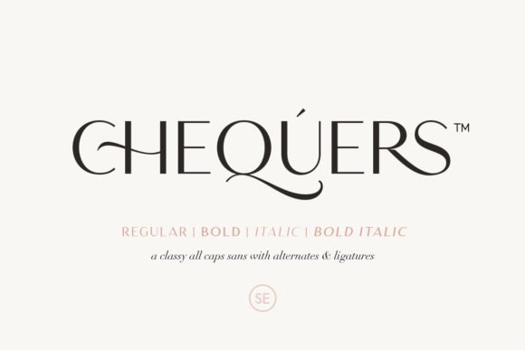 Chequers Font - Featured Image