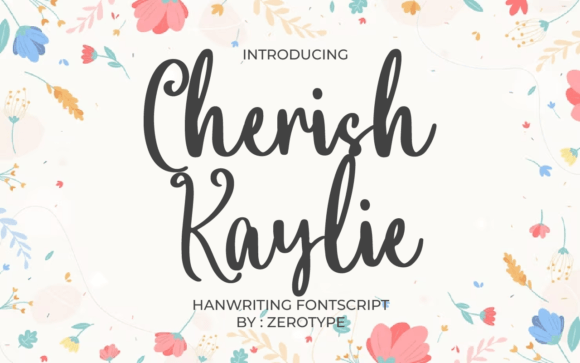 Cherish Kaylie Font - Featured Image