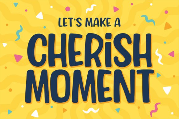 Cherish Moment Font - Featured Image
