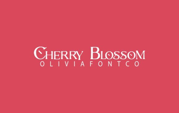 Cherry Blossom Font - Featured Image