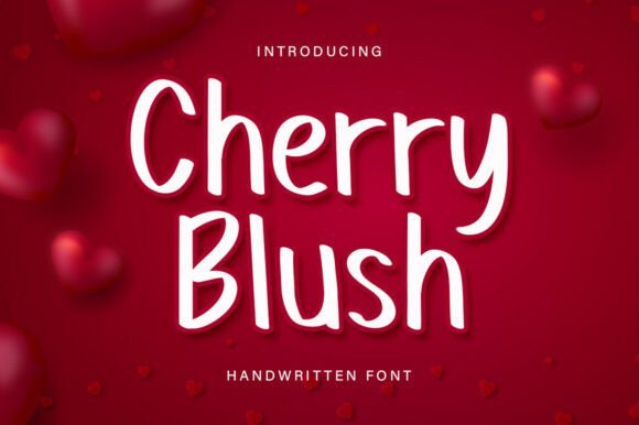 Cherry Blush Font - Featured Image