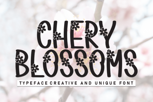 Chery Blossoms Font - Featured Image