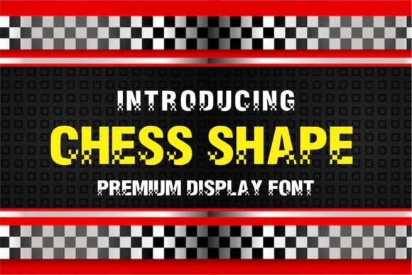 Chess Shape Font - Featured Image