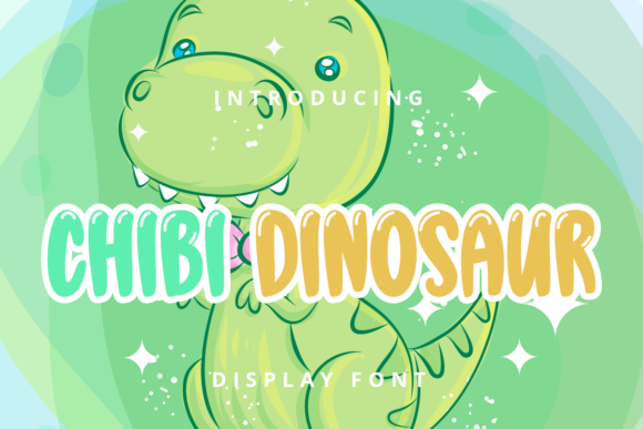Chibi Dinosaur Font - Featured Image