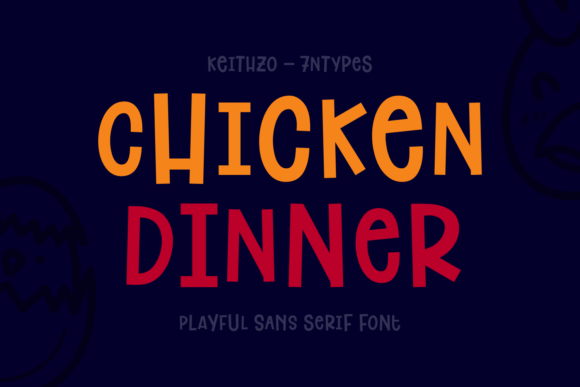 Chicken Dinner Font - Featured Image