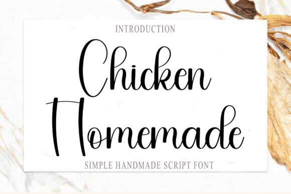 Chicken Homemade Font - Featured Image
