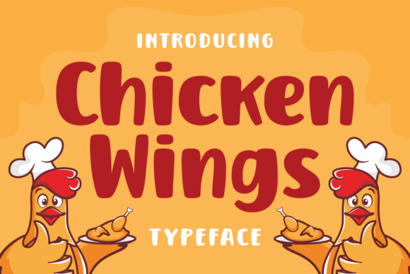 Chicken Wings Font - Featured Image