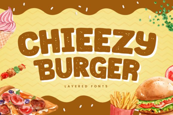Chieezy Burger Font - Featured Image