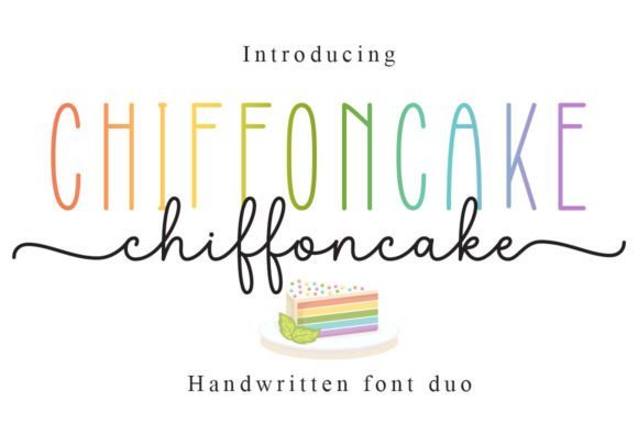 Chiffoncake Duo Font - Featured Image