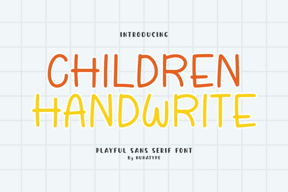 Children Handwrite Font - Featured Image