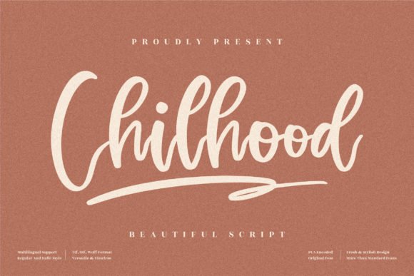 Chilhood Font - Featured Image
