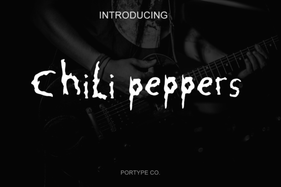 Chili Peppers Font - Featured Image