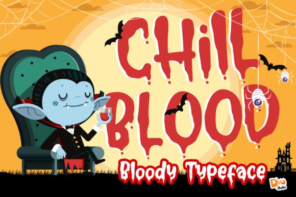 Chill Blood Font - Featured Image