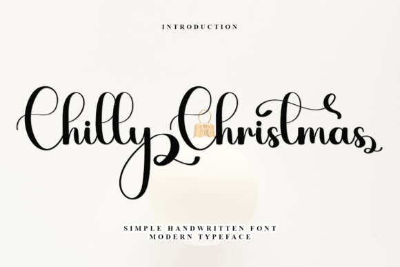 Chilly Christmas Font - Featured Image