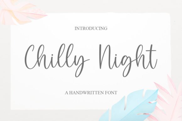 Chilly Night Font - Featured Image