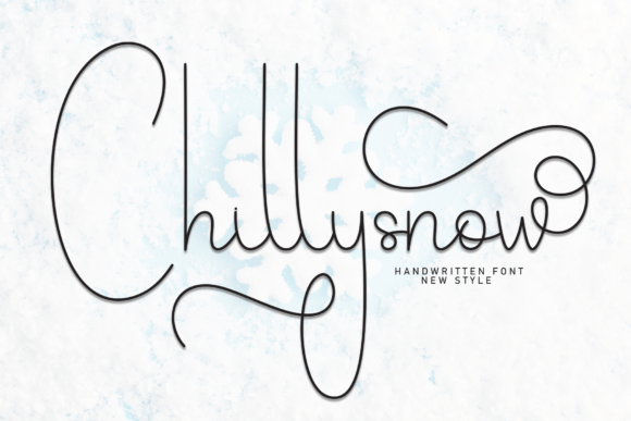 Chillysnow Font - Featured Image