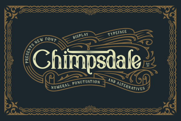 Chimpsdale Font - Featured Image