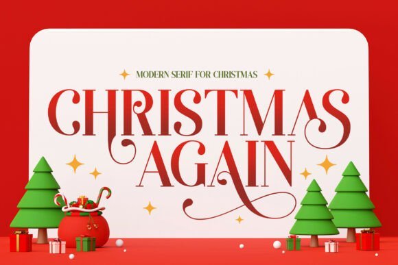Christmas Again Font - Featured Image