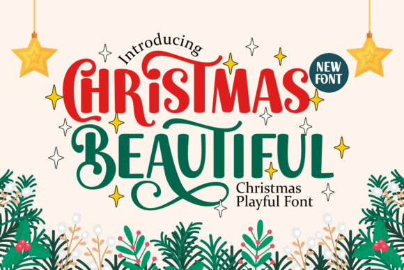 Christmas Beautiful Font - Featured Image