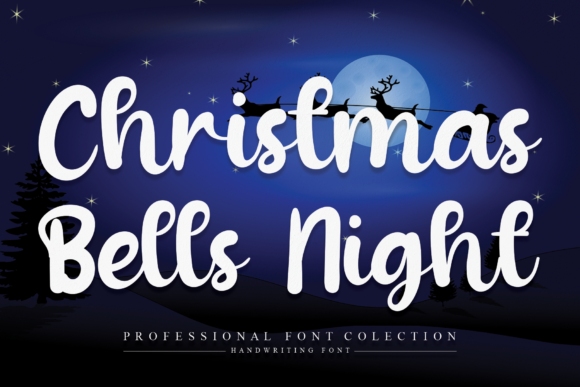 Christmas Bells Night Font - Featured Image