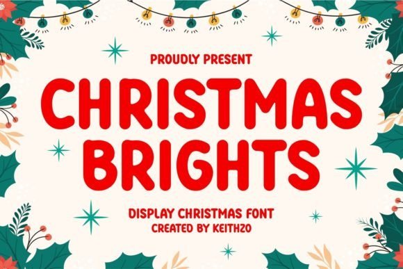 Christmas Brights Font - Featured Image