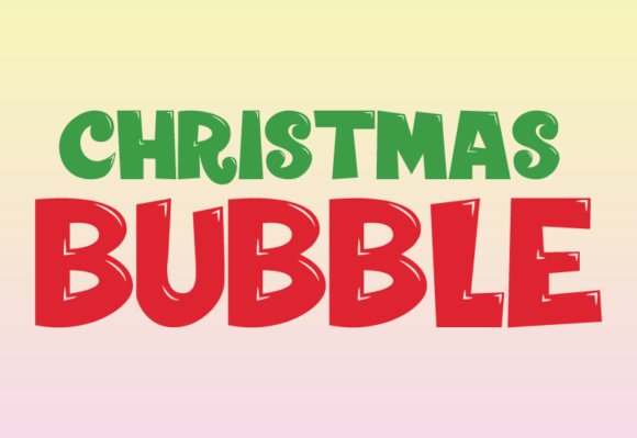 Christmas Bubble Font - Featured Image