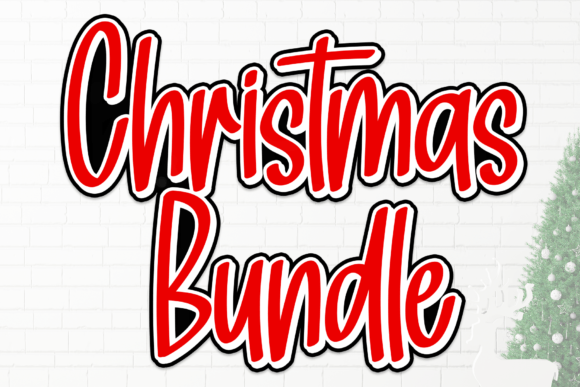 Christmas Bundle Font - Featured Image