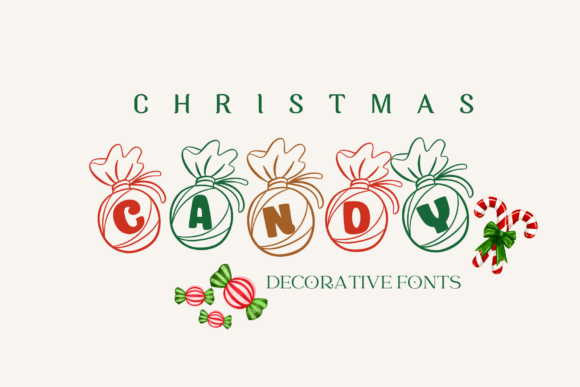 Christmas Candy Font - Featured Image