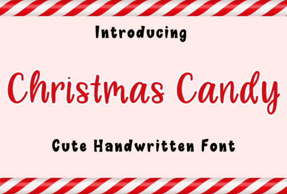 Christmas Candy Font - Featured Image