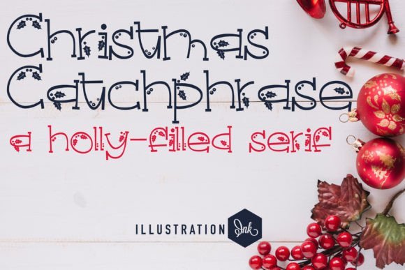 Christmas Catchphrase Font - Featured Image
