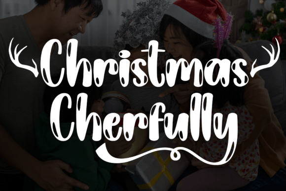 Christmas Cherfully Font - Featured Image