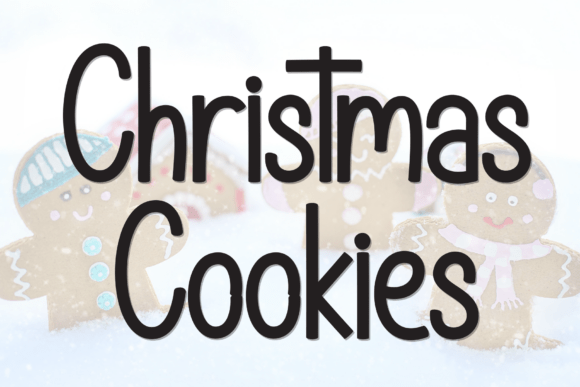 Christmas Cookies Font - Featured Image