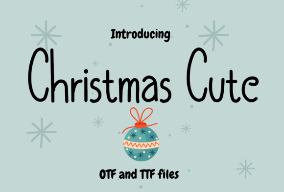 Christmas Cute Font - Featured Image