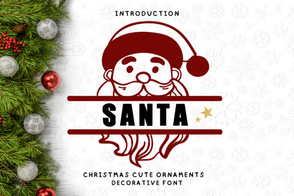 Christmas Cute Ornaments Font - Featured Image