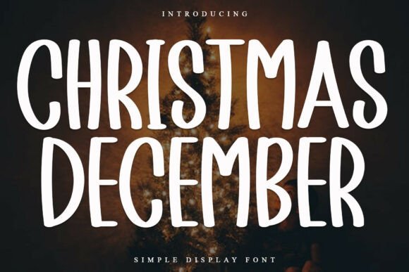 Christmas December Font - Featured Image