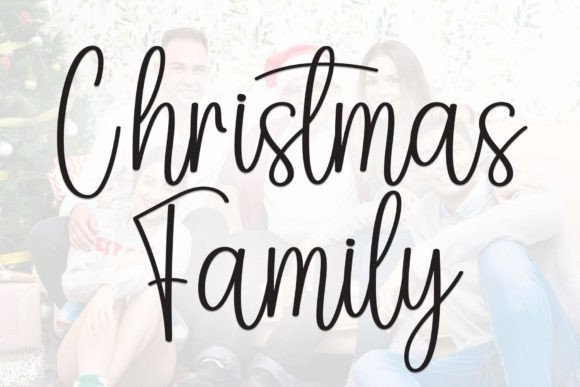 Christmas Family Font - Featured Image