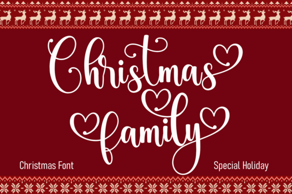 Christmas Family Font - Featured Image