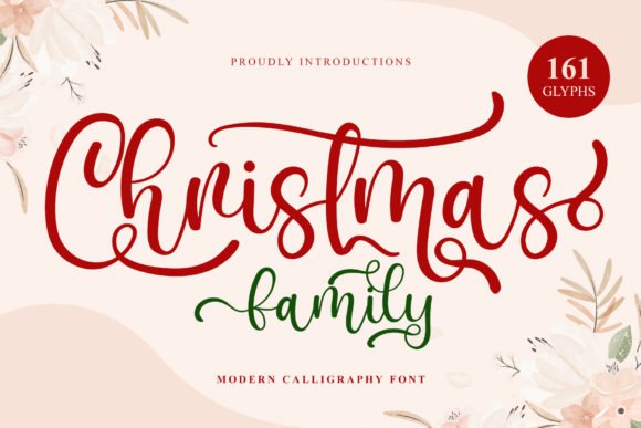 Christmas Family Font - Featured Image