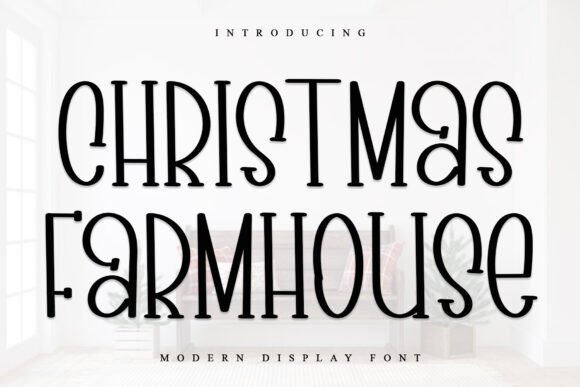 Christmas Farmhouse Font - Featured Image