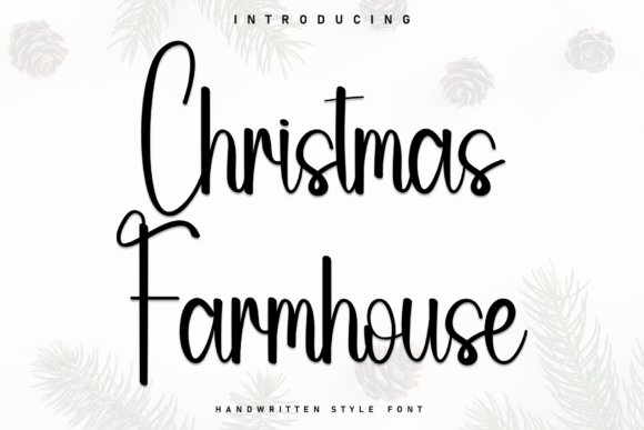 Christmas Farmhouse Font - Featured Image